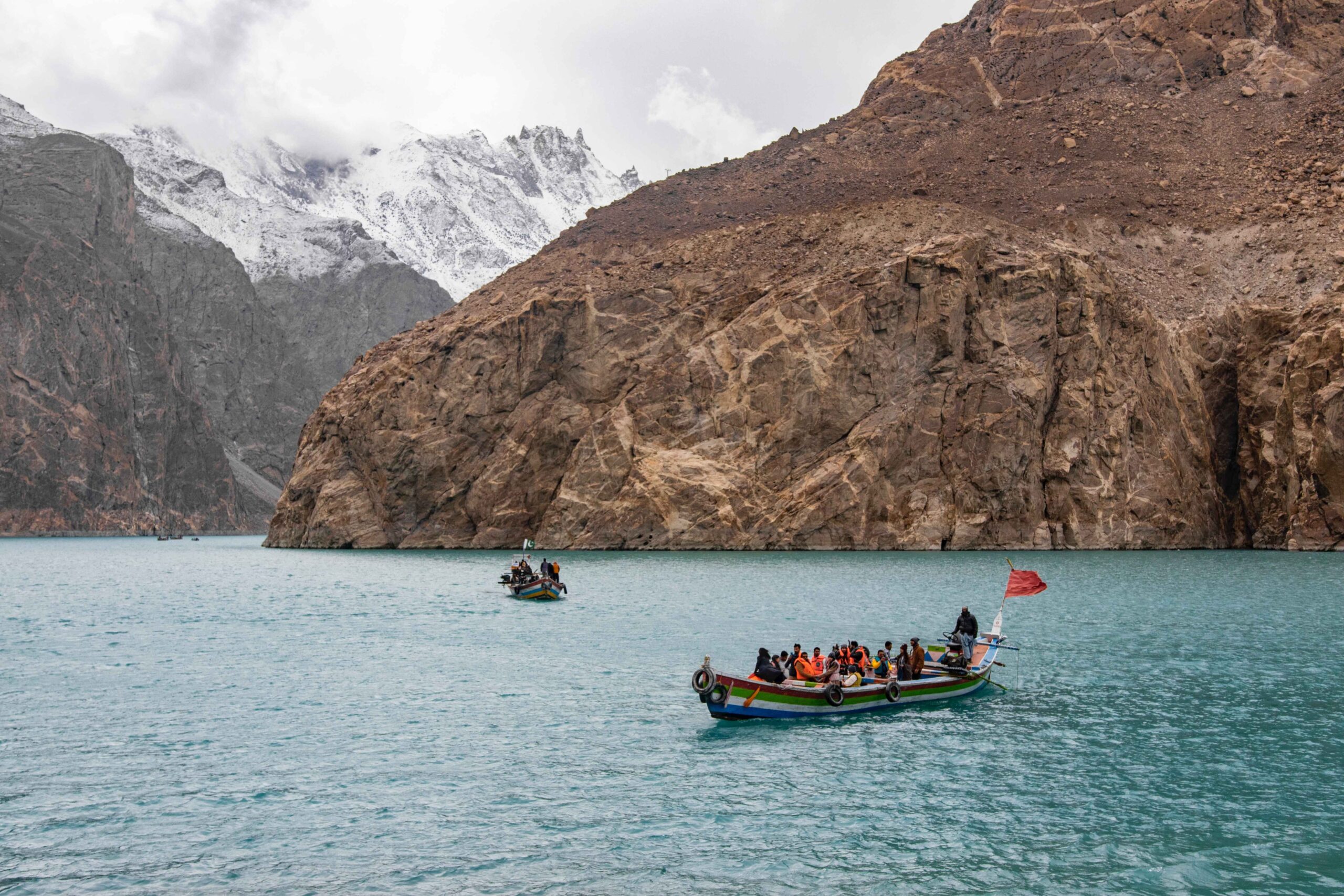 Attabad Lake in Gilgit Baltistan