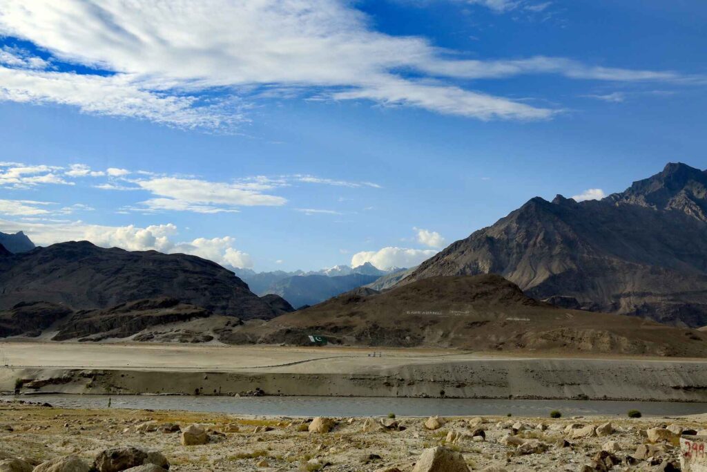 Skardu situated in the Gilgit-Baltistan Pakistan